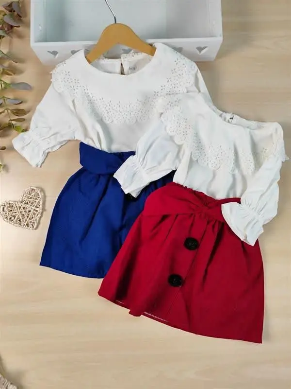 شومیز دامن دخترانه
