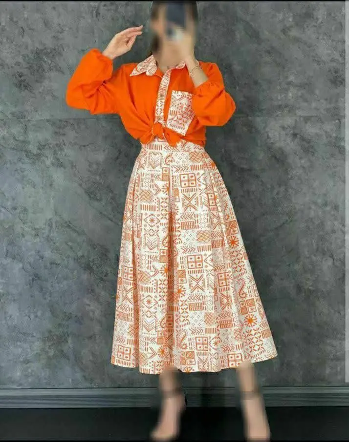 🖋نام: ست شومیز و دامن فلور
