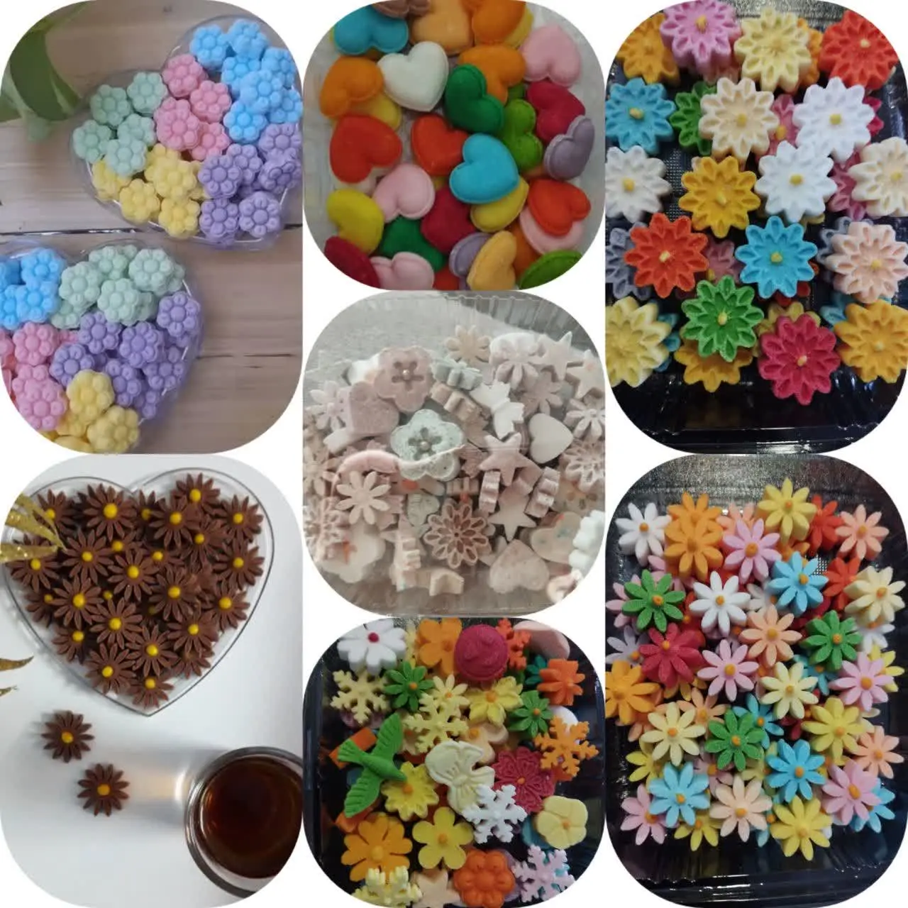 قندهای تزئینی 
