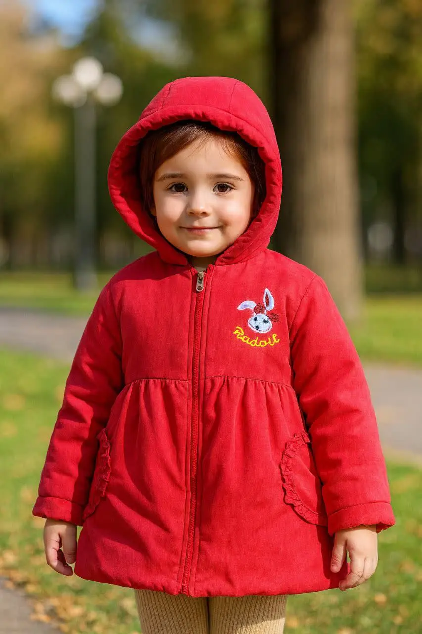 کاپشن دخترانه میکرو خرگوشی...