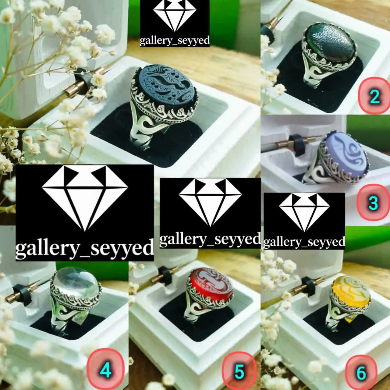 رکاب نقره روس طرح قلمزنی مز...