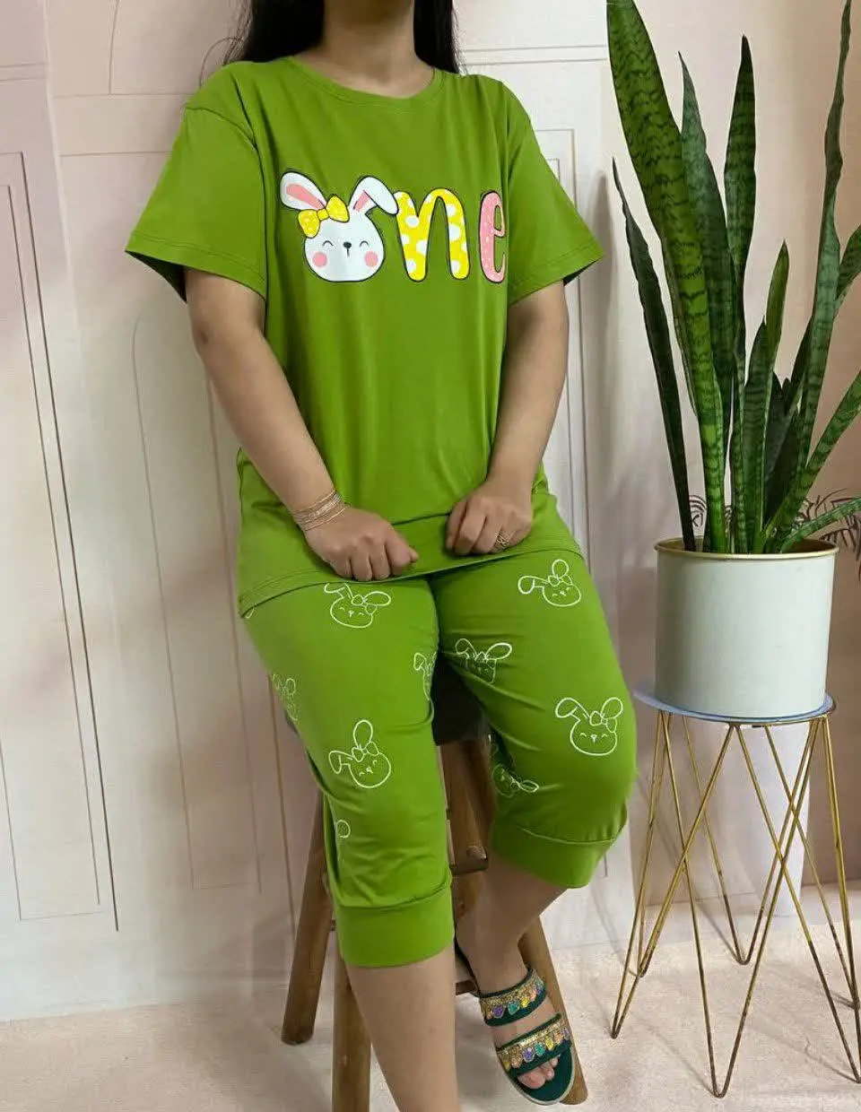 ست تیشرت و شلوار خرگوشی🐰