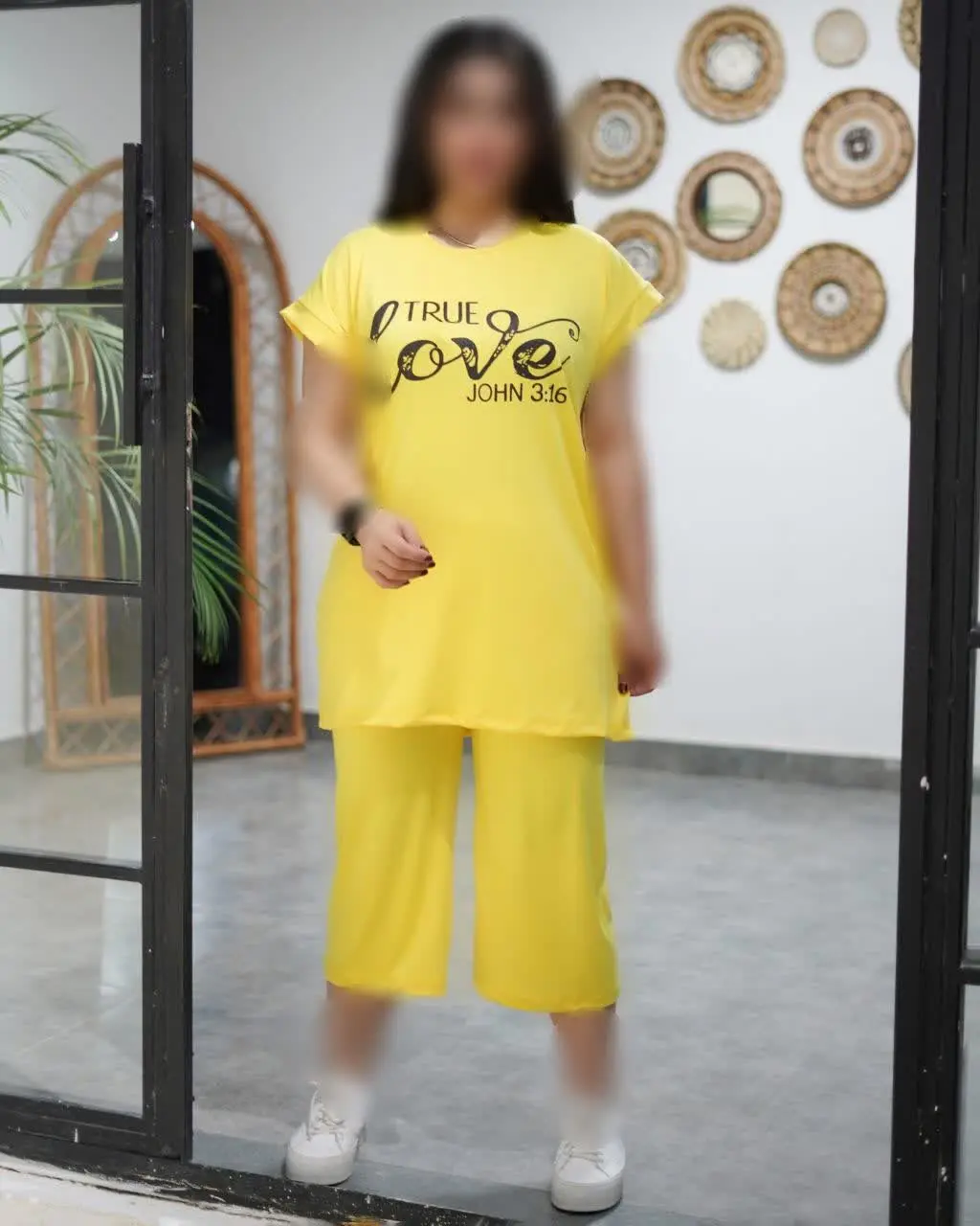 🌸 #کیمونوشلوارک قواره بزرگ طرح پروانه
