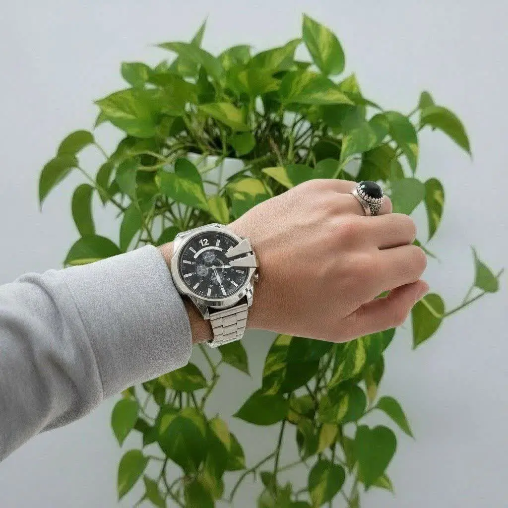 👚نام: ساعت دیزل نقره ای صفح...