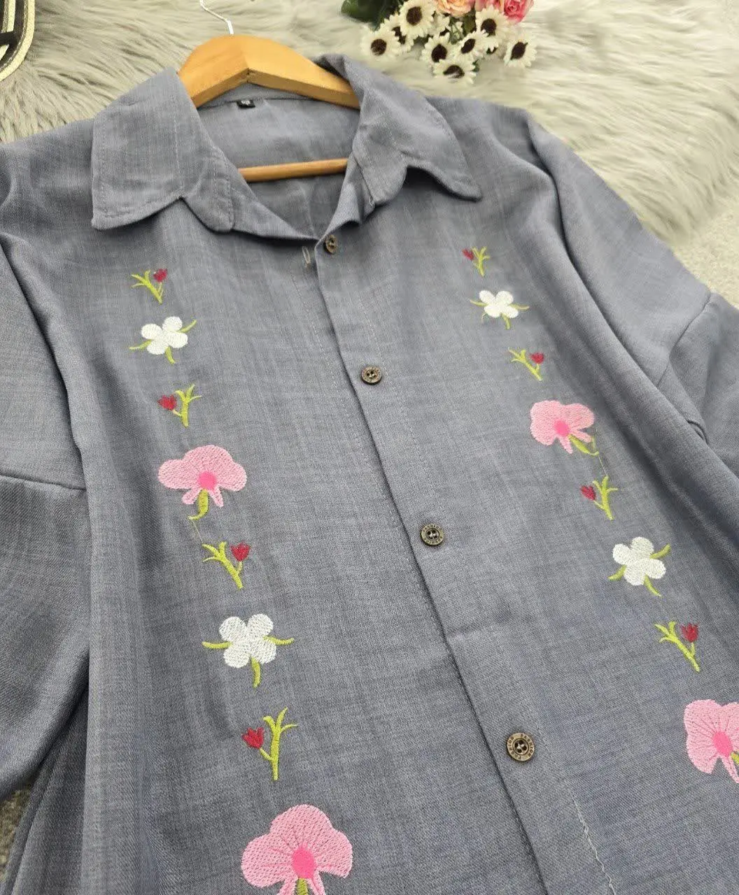 شومیز مانتویی شبدر