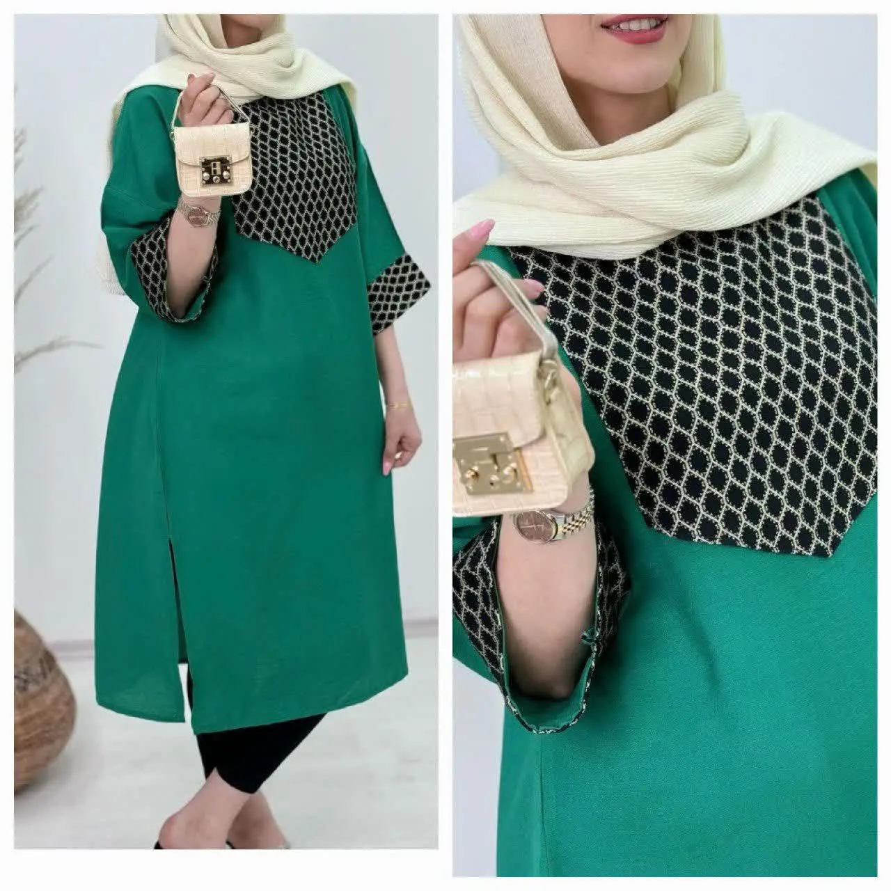 ☘نام: پیراهن کفتان سنتی🌱
