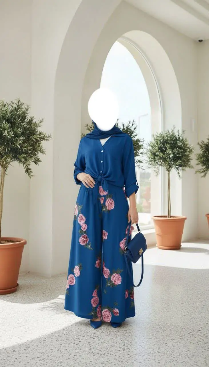 شومیز شلوار گلبو