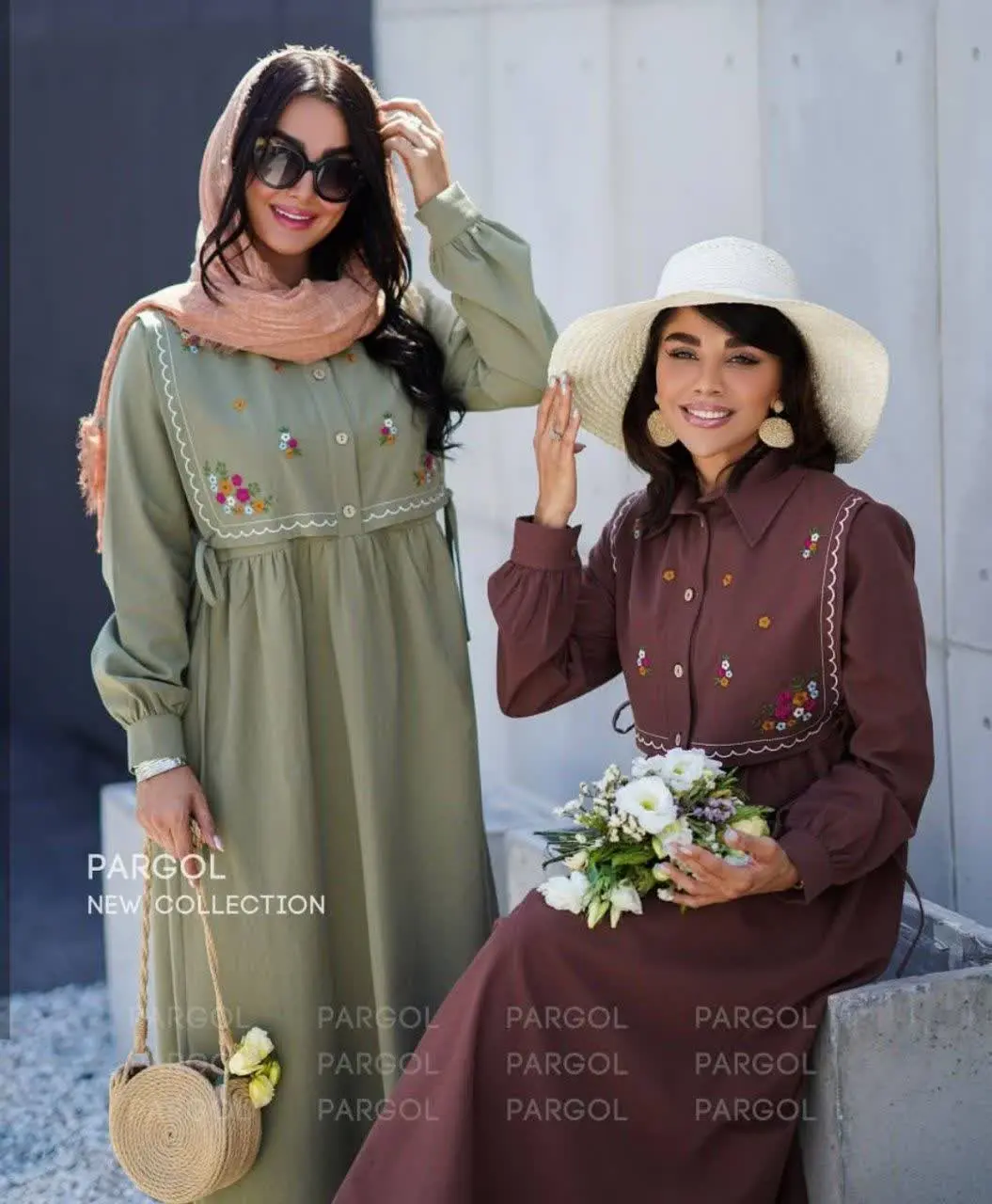 سارافون گلدوزی ویدا ✨