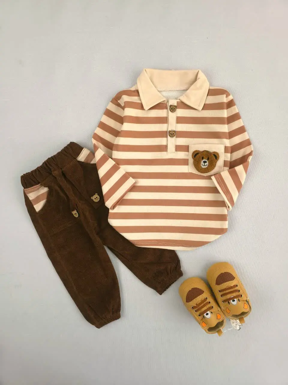 بلوز شلوار راه راه تدی 😍