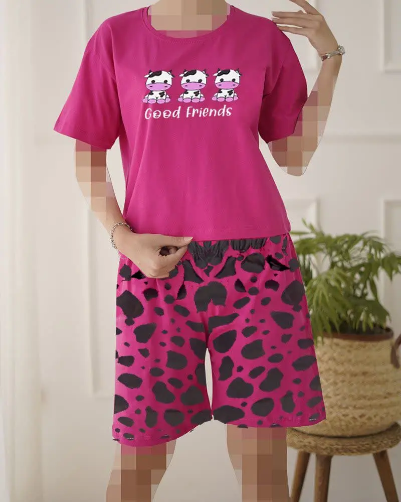 ⚡️ست کراپ شورت نخپنبه سوپر...