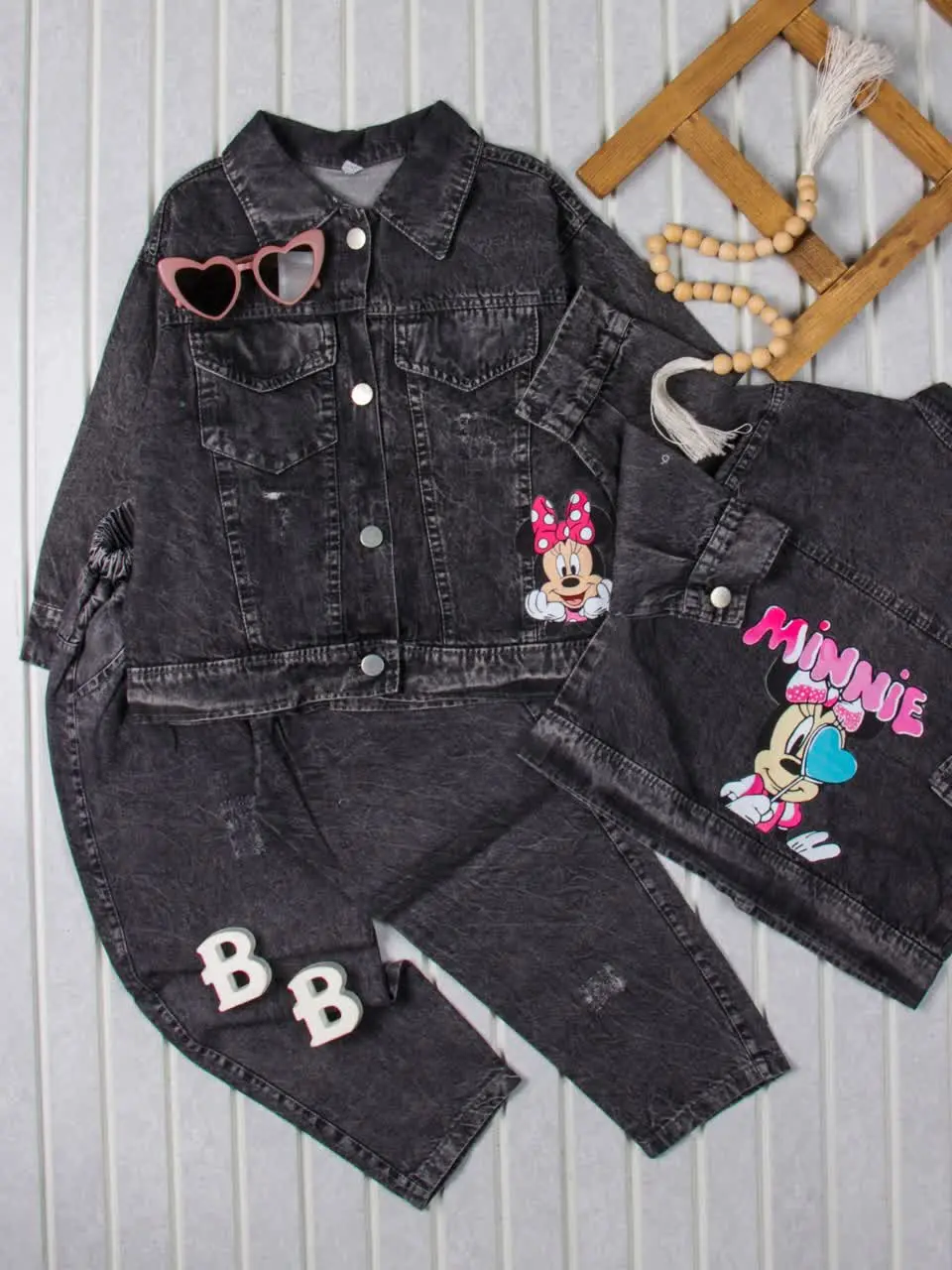 💢کت شلوار پشت چاپ میکی💢