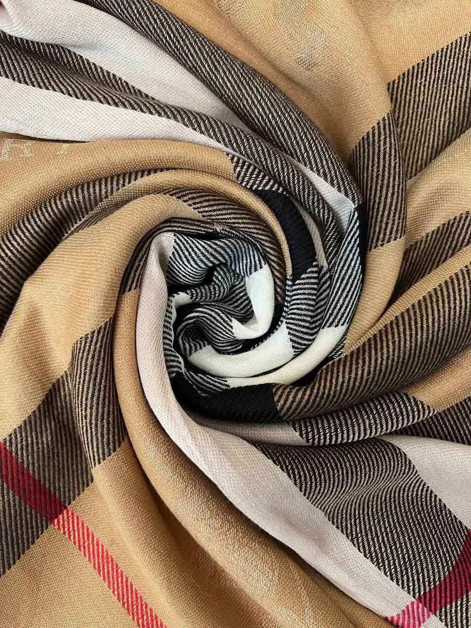 روسری باربری کشمیر نخی پایی...