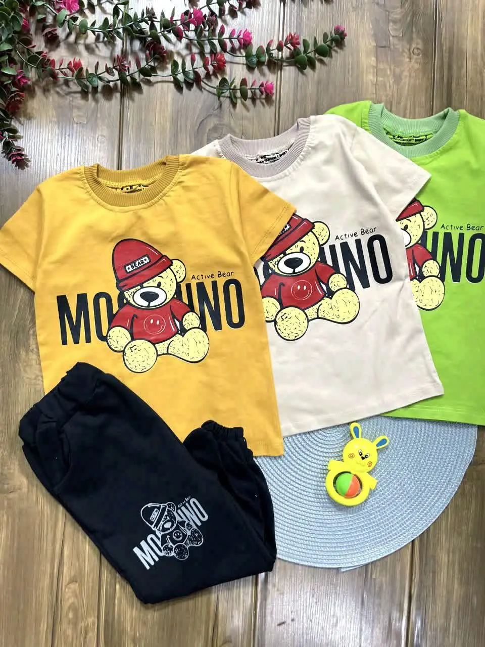 🧸 تیشرت شلوار خرس موسچینو🧸
