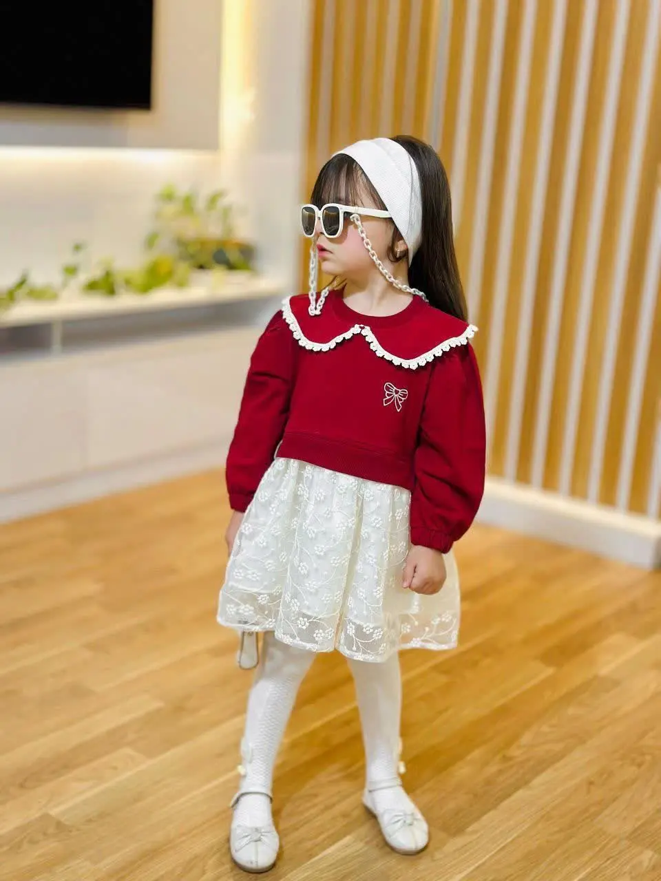 پیراهن دورس و دانتل مدل پری...