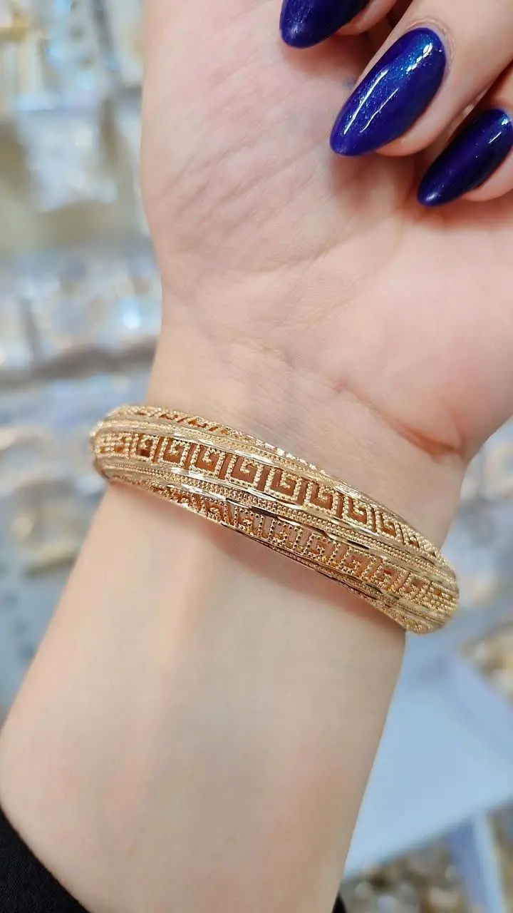 🔴 دستبند ورساچه طرح طلا