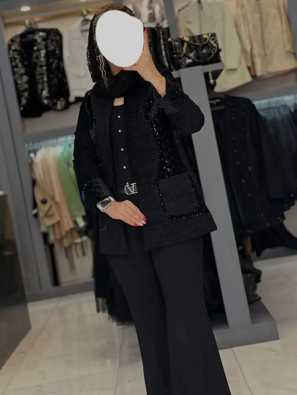 ✅جلو کت با قزن بسته میشه