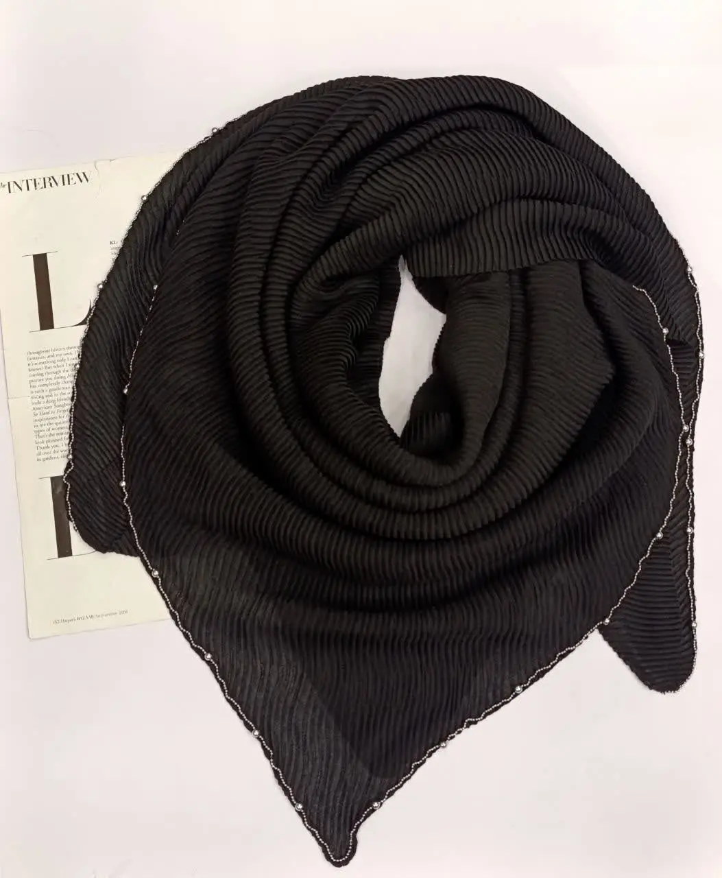 🍃 روسری مشکی محرمی
