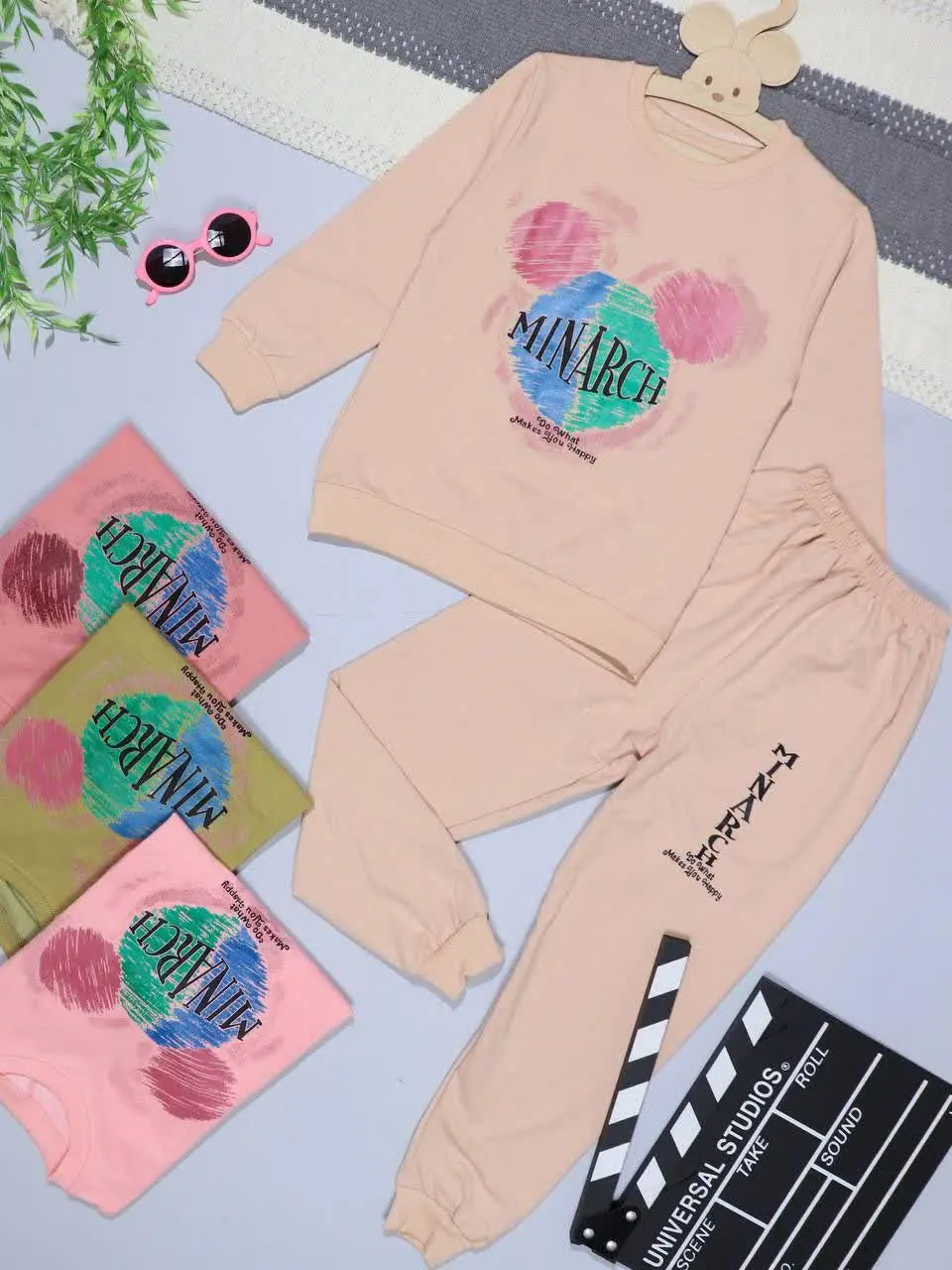 👫بلوز و شلوار دخترانه چاپ م...