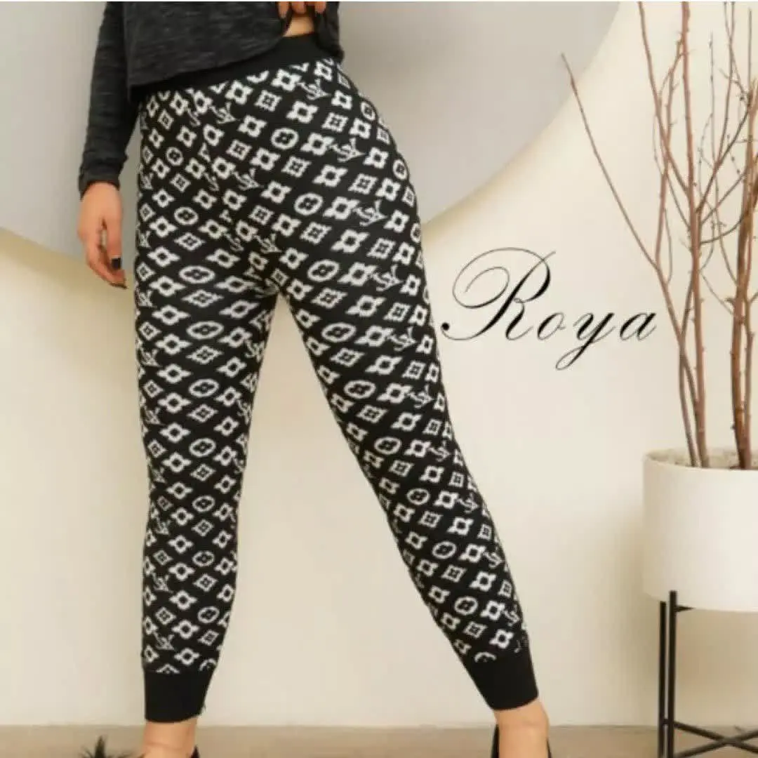 ☃️❄شلوار بافت طرح برجسته 🥰⭐️
