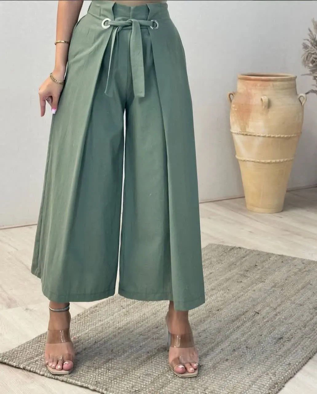 🦋نام محصول: شلوار بگ حلقه‌ای
