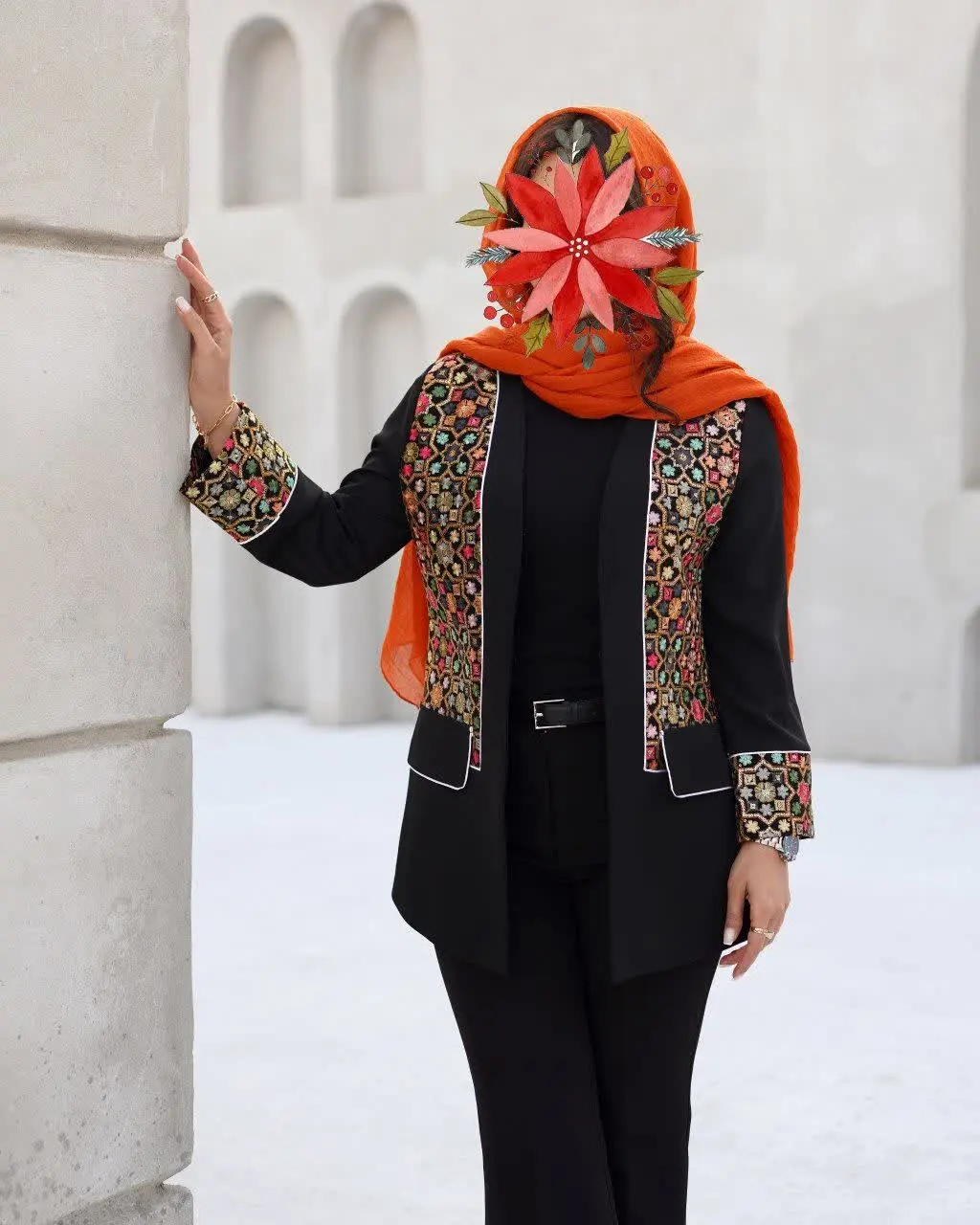 👗 کت یقه هفت مدل آلین
