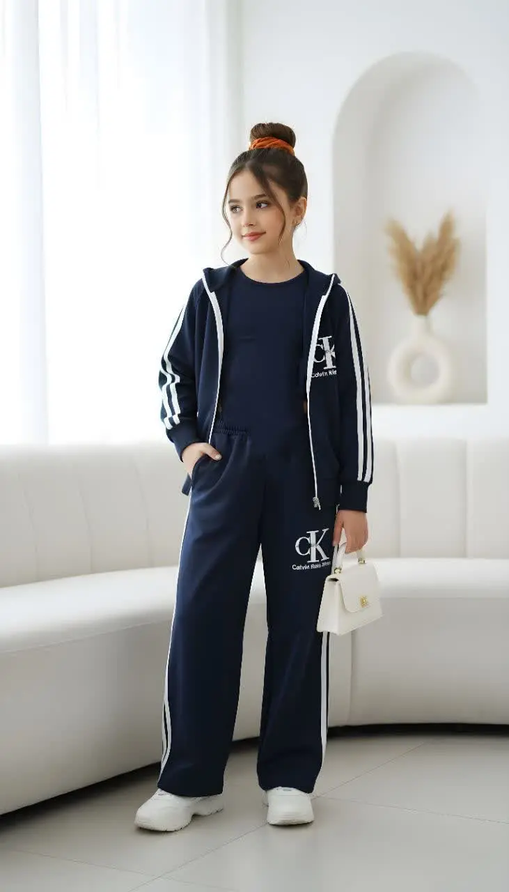 سه تیکه شامل سویشرت شلوار وتاپ