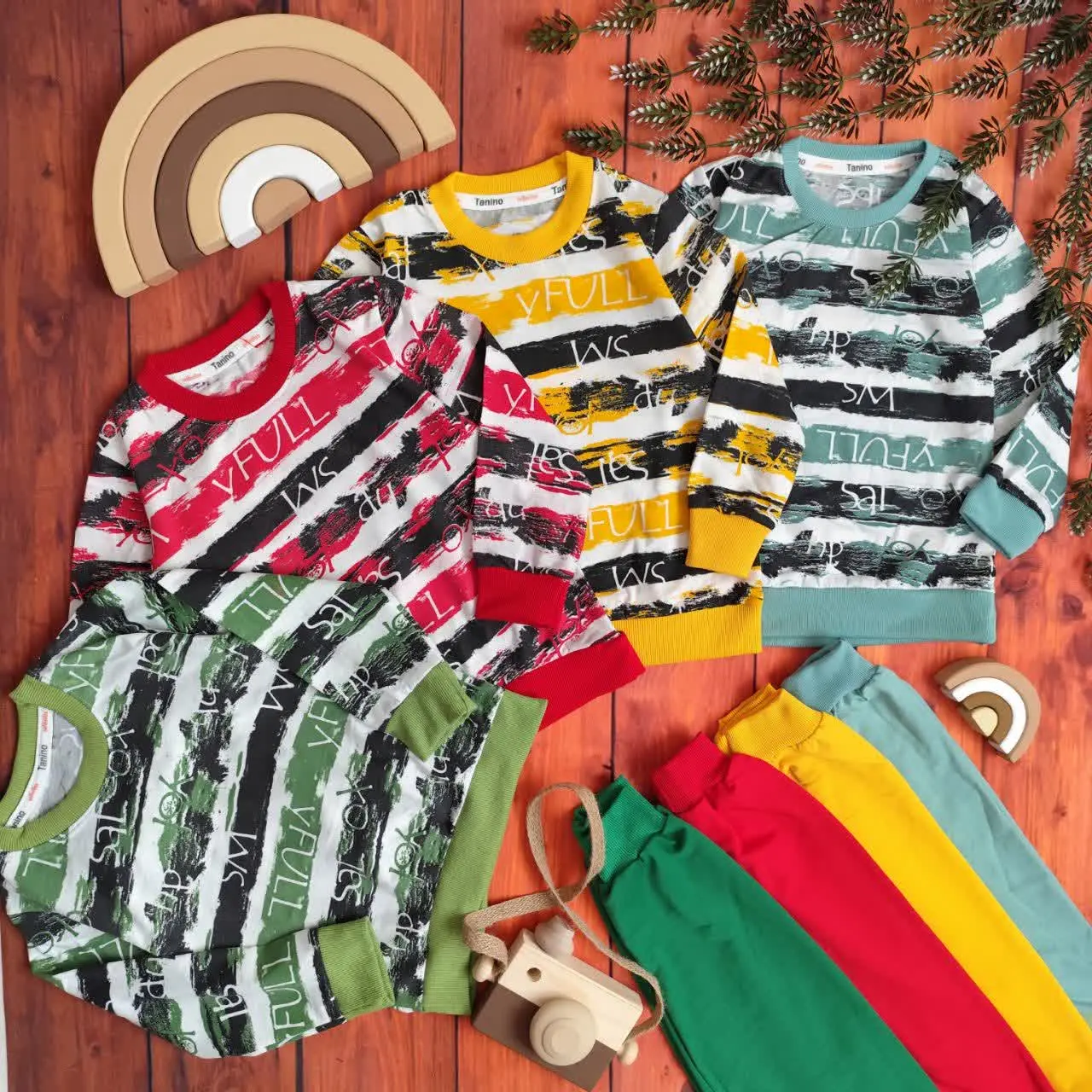 😍ست بلوز و شلوار پسرانه رین...