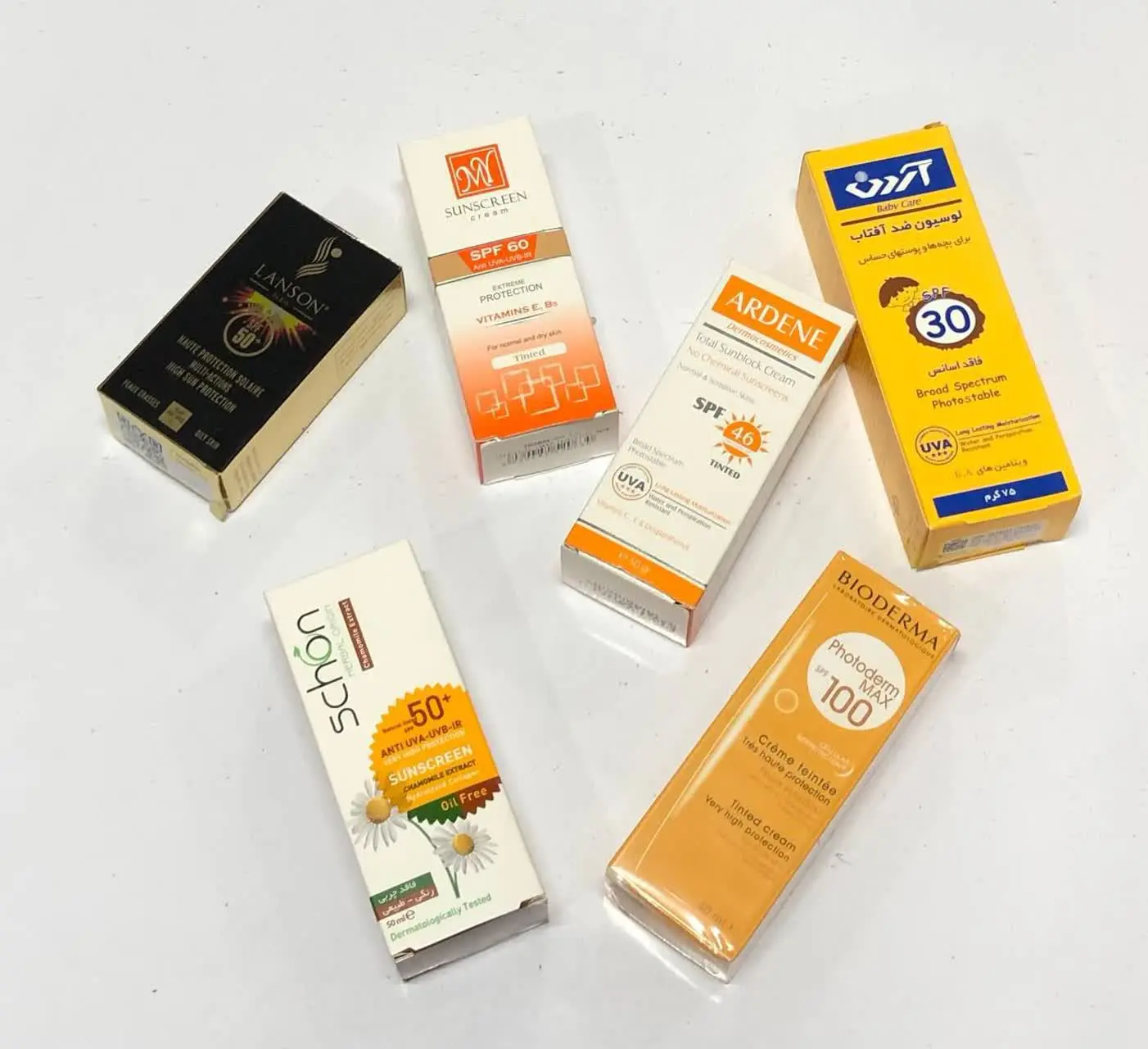 انواع ضدآفتاب 👇👇
