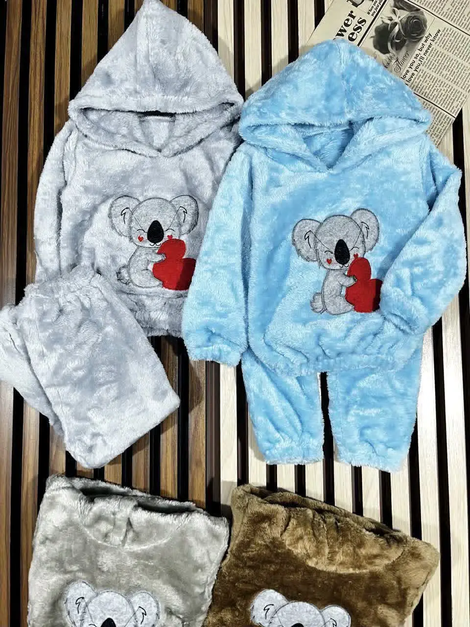 لباس بچه گانه هودی شلوار پو...