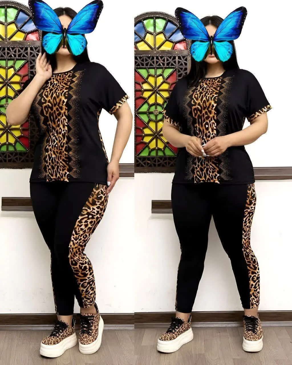 نام: بلوز شلوار قواره دار طرح نگین هشتی
