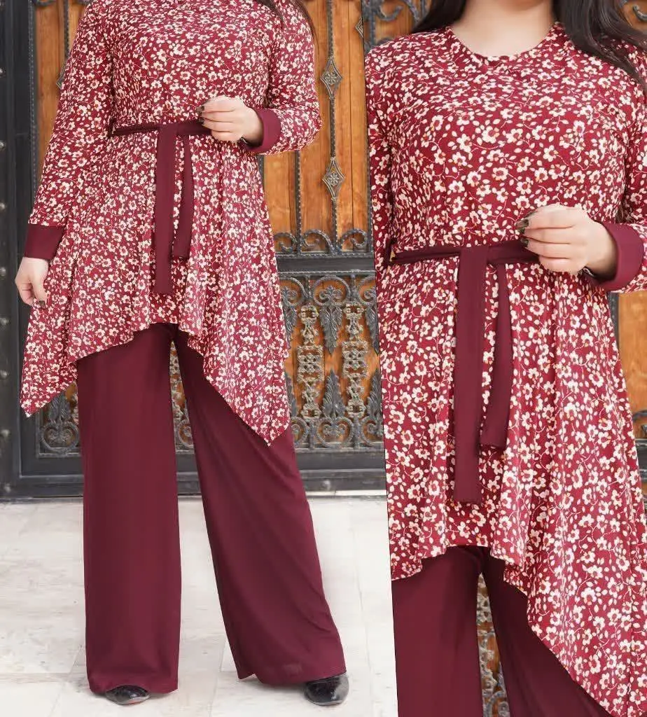 🖋نام: ست تونیک شلوار ۸۱۶گلریز
