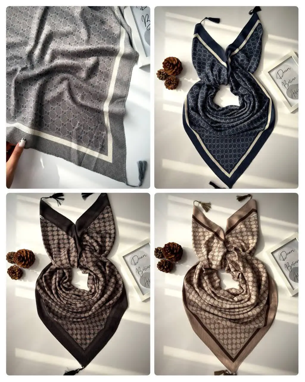 🐝روسری پلیسه برشکا