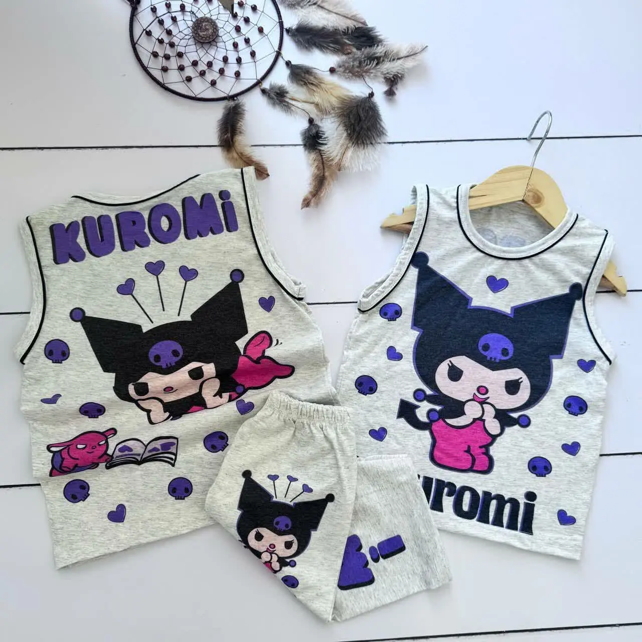 👚 نام: تاپ شلوارک کرومی
