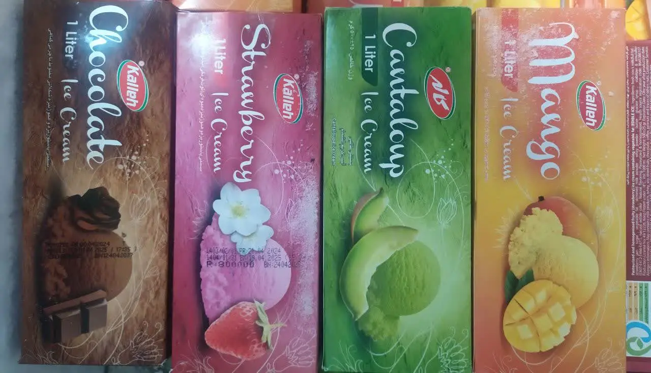 بستنی خانواده یک لیتری 
