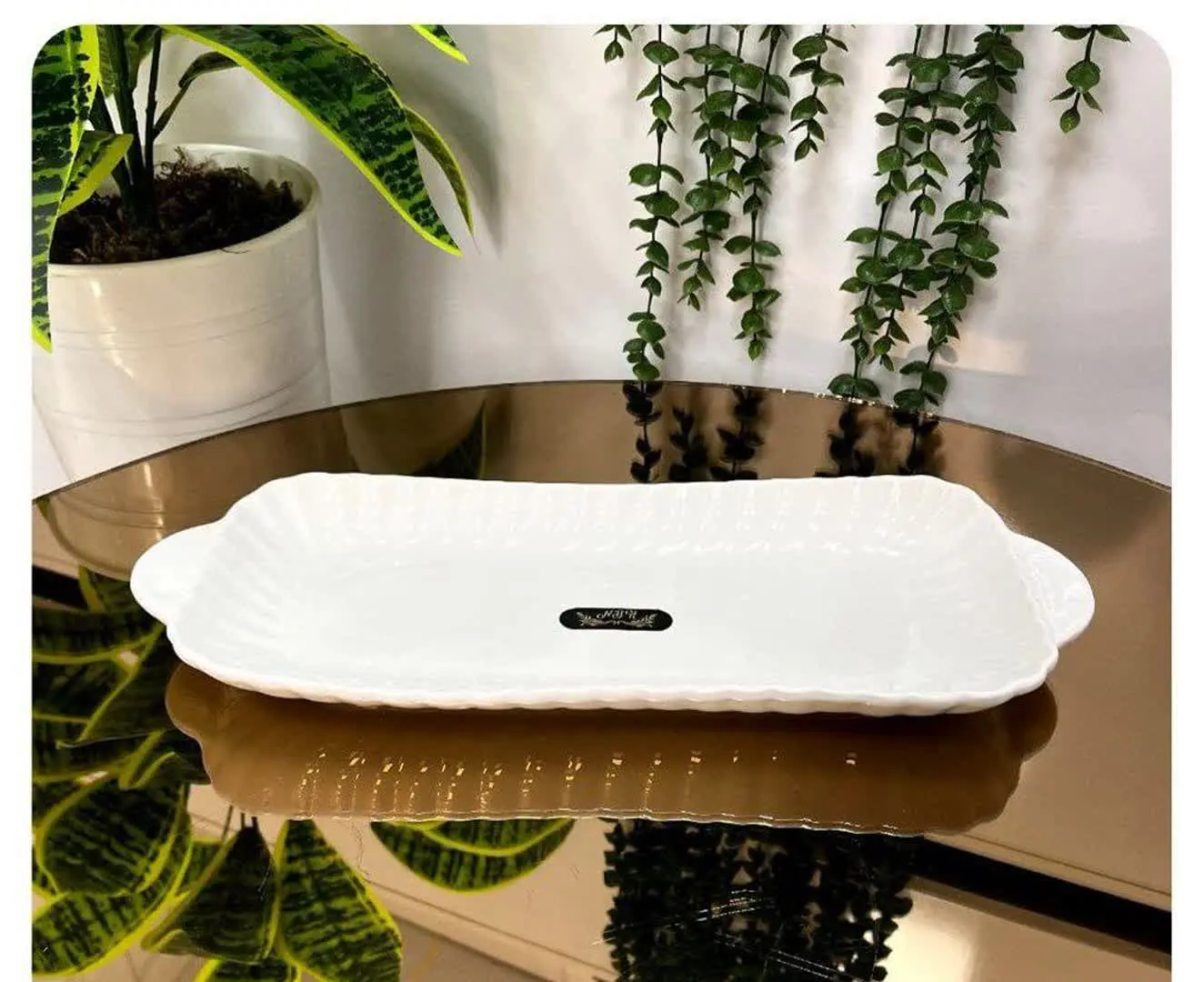 #رولت خوری سرامیکی موجی 
