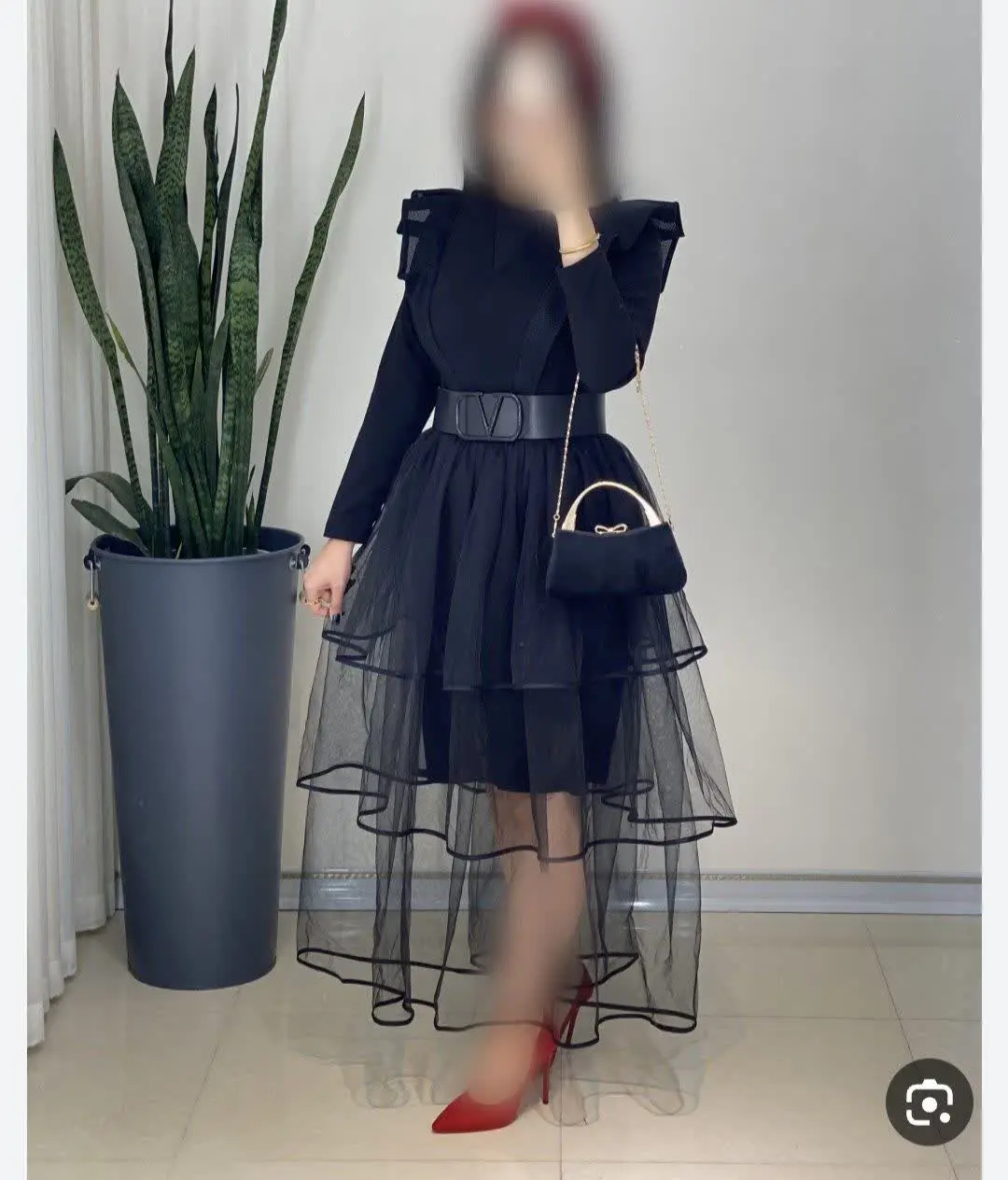 نام: دامن طبقه‌ای بلند 
