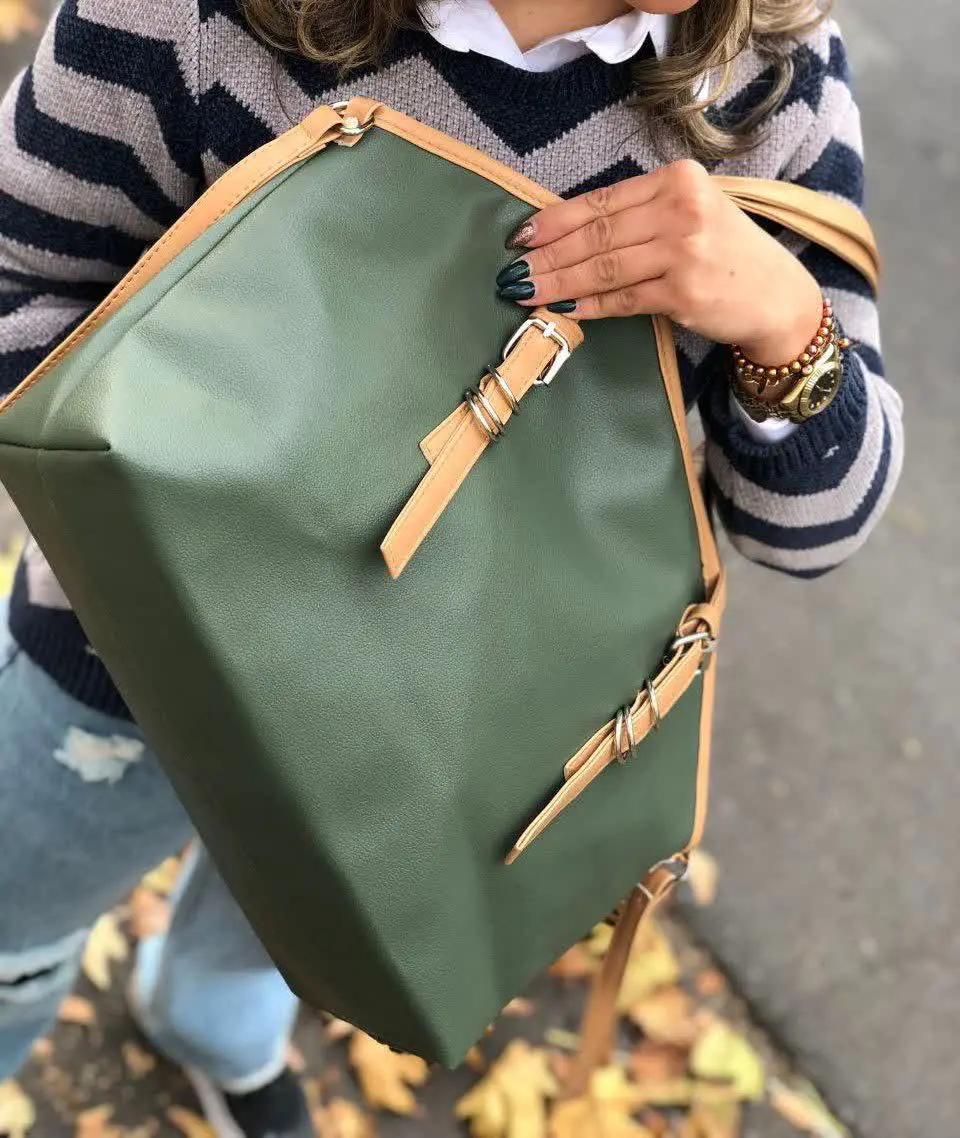 زنانه شل دو رنگ
