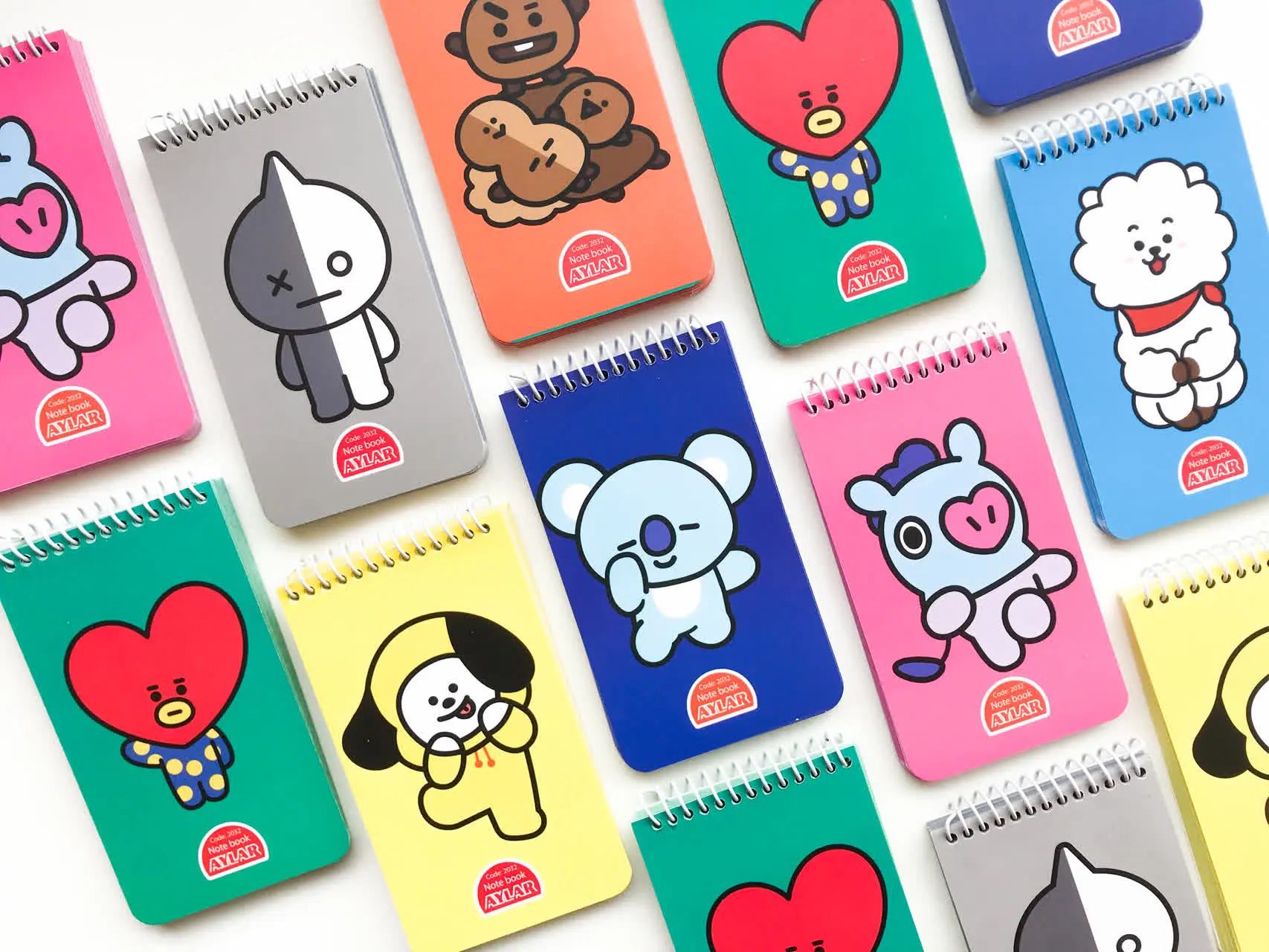 دفترچه سیمی برگ رنگی آیلار 😍
