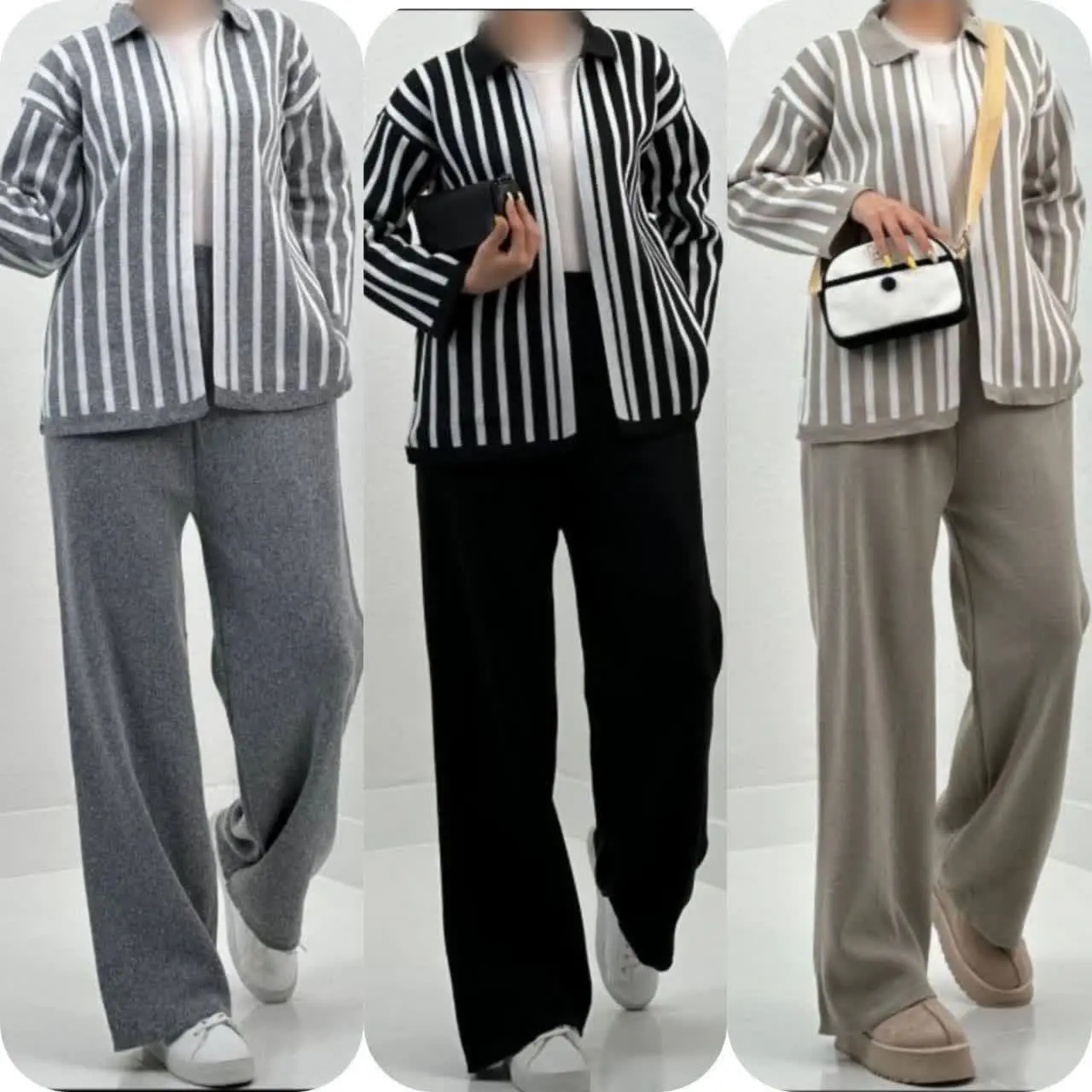 ست کت و شلوار بافت