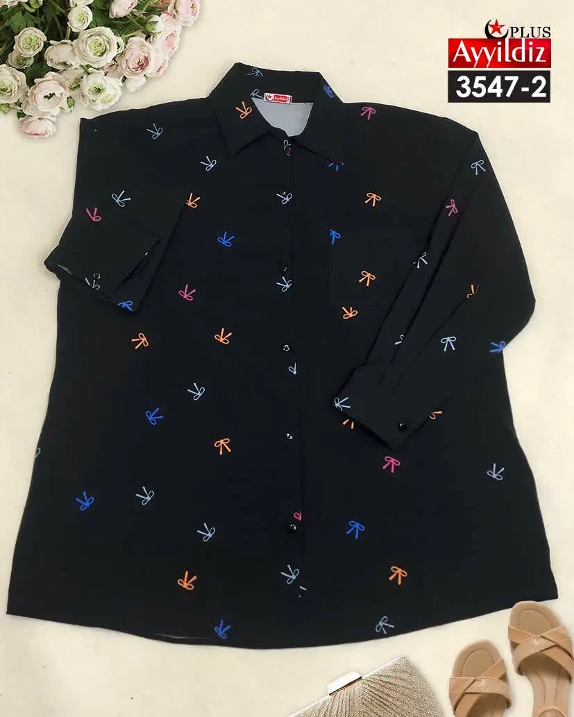 ✅شومیز مجلسی ترند بیگ سایز