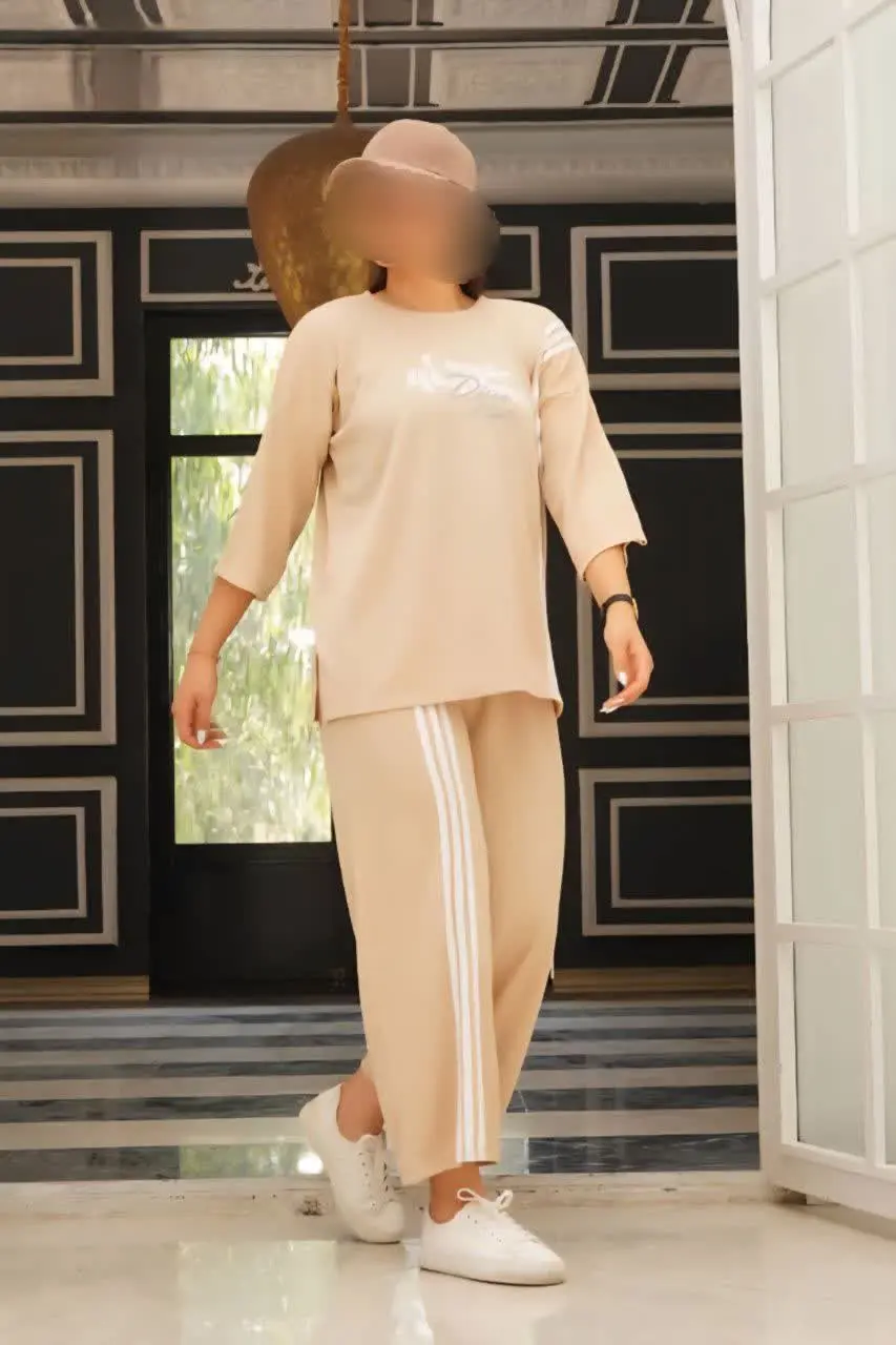 🖋نام: ست تیشرت شلوار سه نواره