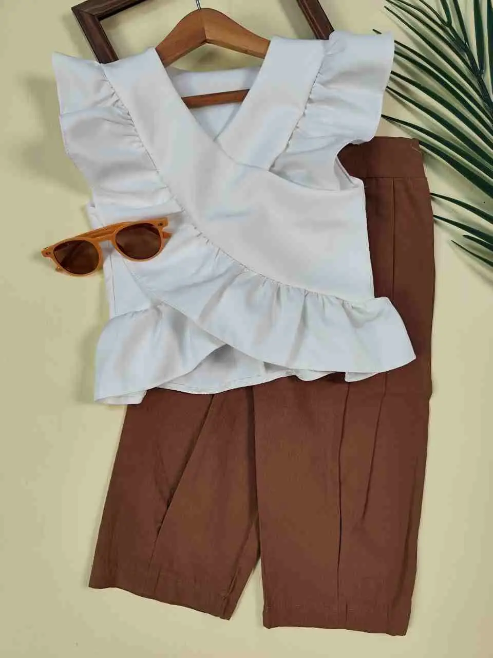 تاپ شلوار چیندار سایه 
