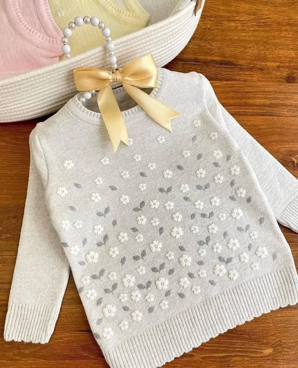 🌸بافت (گپ) دخترانه مدل تمام گل 🌸🌸
