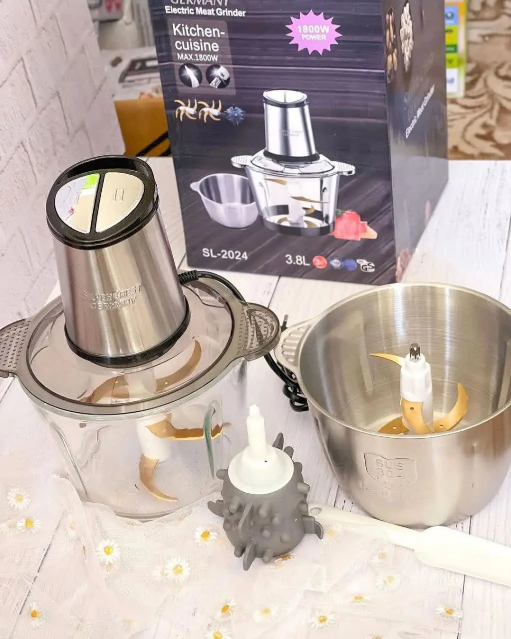 💓💓توضیحات 👌👌#خردکن سیلورکرست دوکاسه اصلی 
