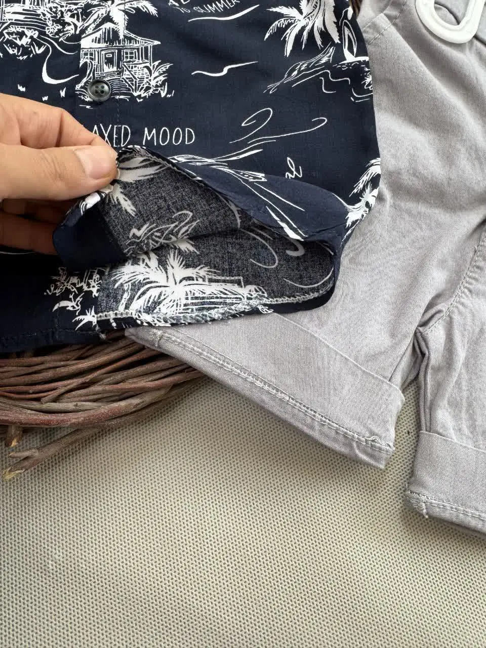 نام محصول: بلوز و شلوارک هاوایی🎊
