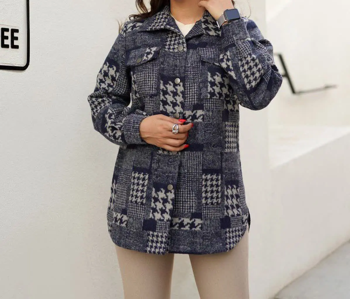 💞شکت چهارخونه شیک وانیل💞
