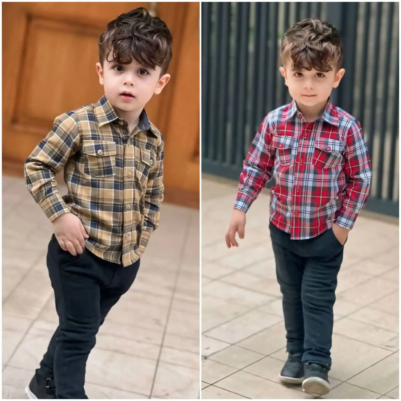 🌟پیراهن چهارخانه🌟 
