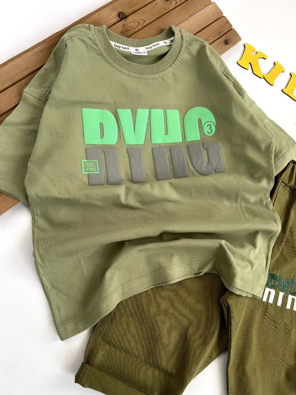 👫تی شرت و شلوارک کتان RVHG👫
