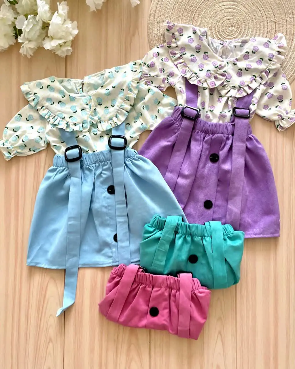 شومیز دامن مجلسی طرح گل
