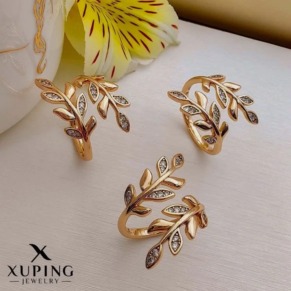 ⚜️ انگشتر برگ نگین دار از ب...